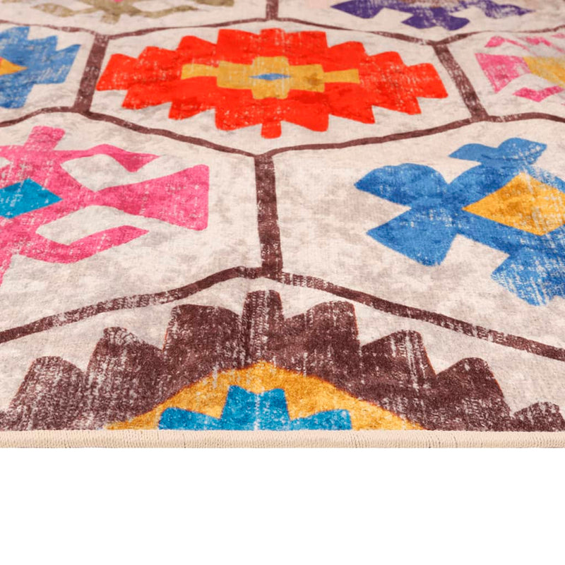 vidaXL Tappeto Lavabile Multicolore 80x300 cm - Image 54 of 75