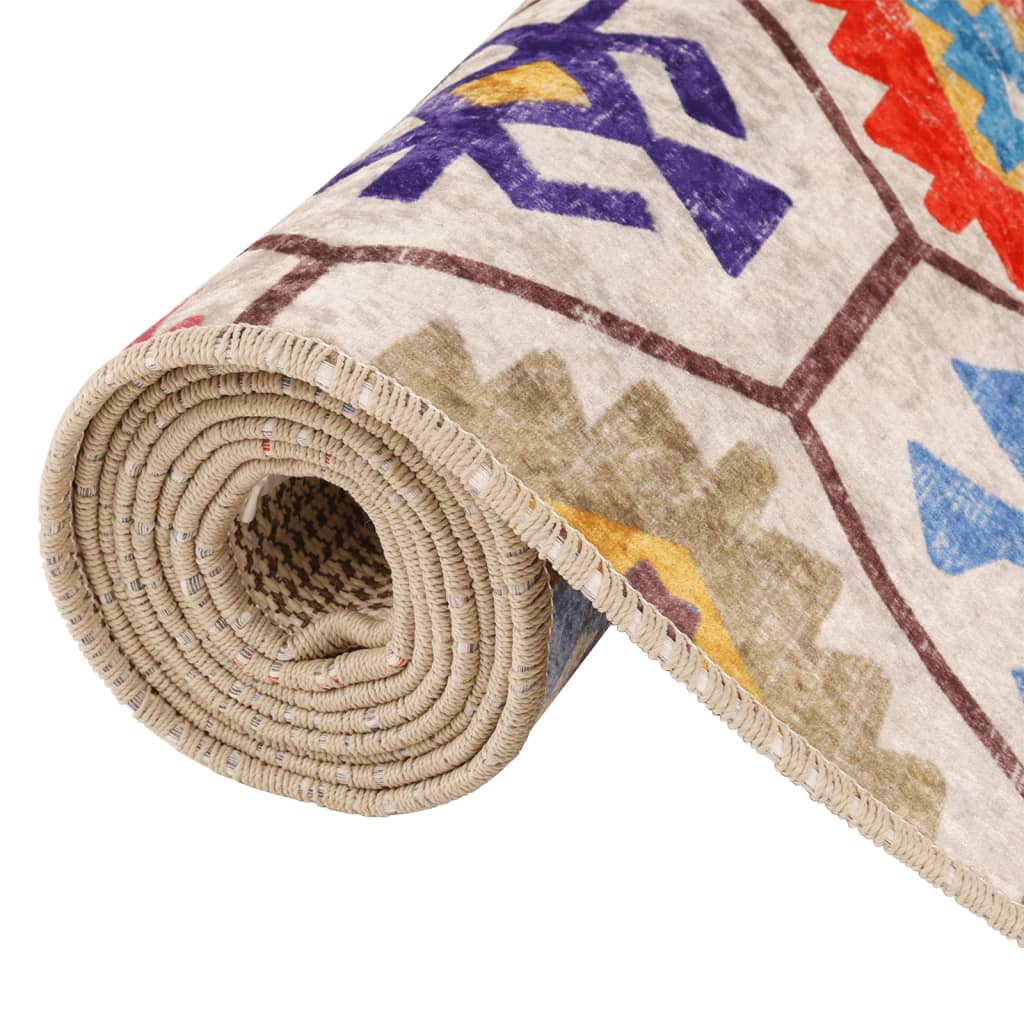 vidaXL Tappeto Lavabile Multicolore 190x300 cm - Image 4 of 7