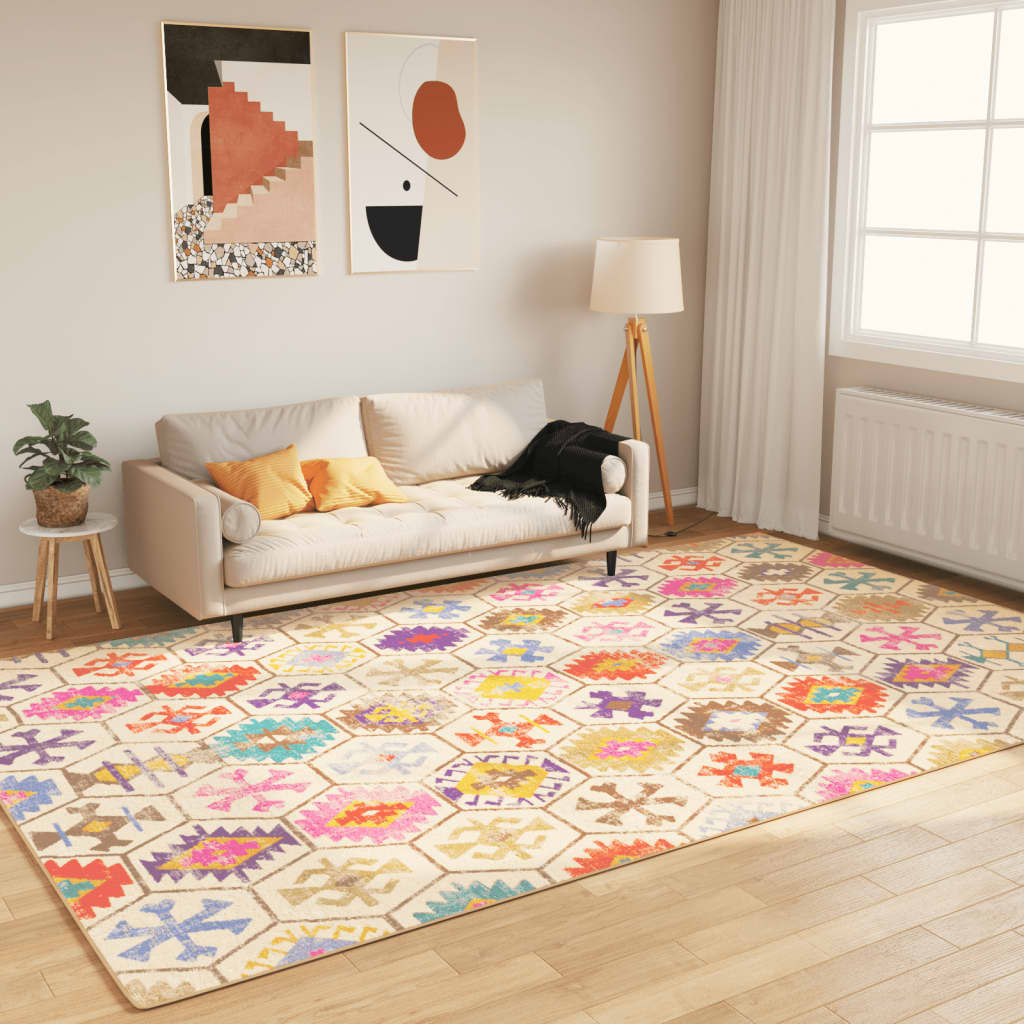 vidaXL Tappeto Lavabile Multicolore 190x300 cm - Image 1 of 7