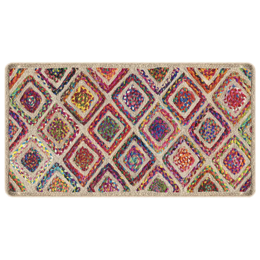 Tappeto Multicolore Lavabile in Velluto 80x150 cm con Base Antiscivolo - Image 7 of 35