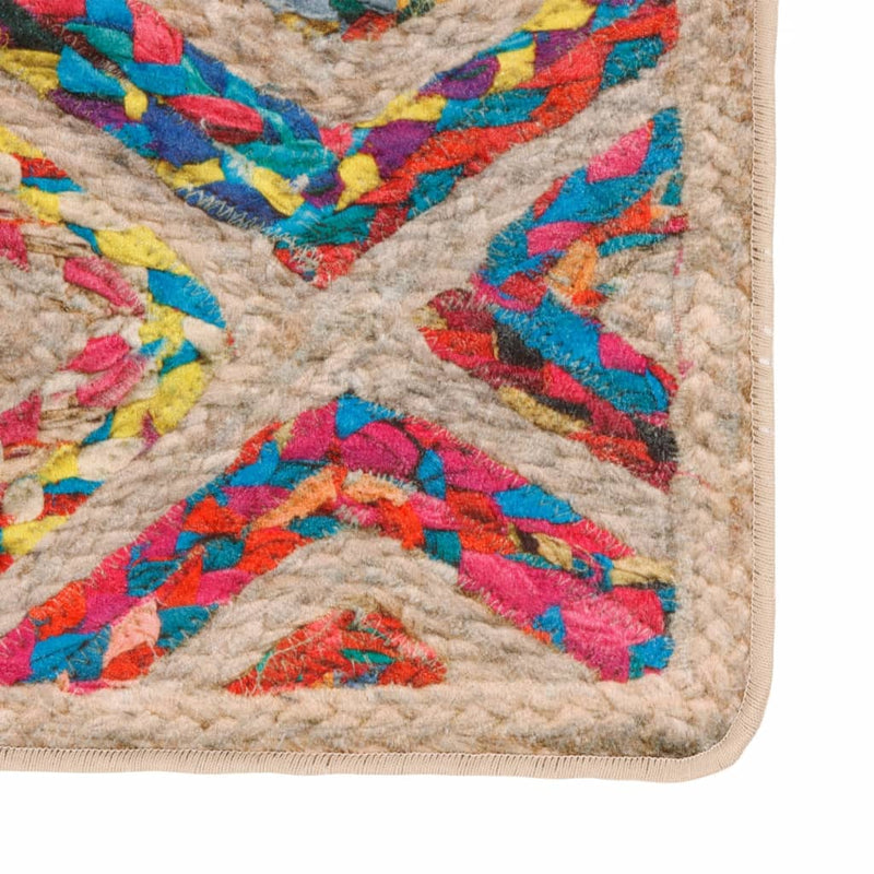 Tappeto Multicolore Lavabile in Velluto 80x150 cm con Base Antiscivolo - Image 15 of 35