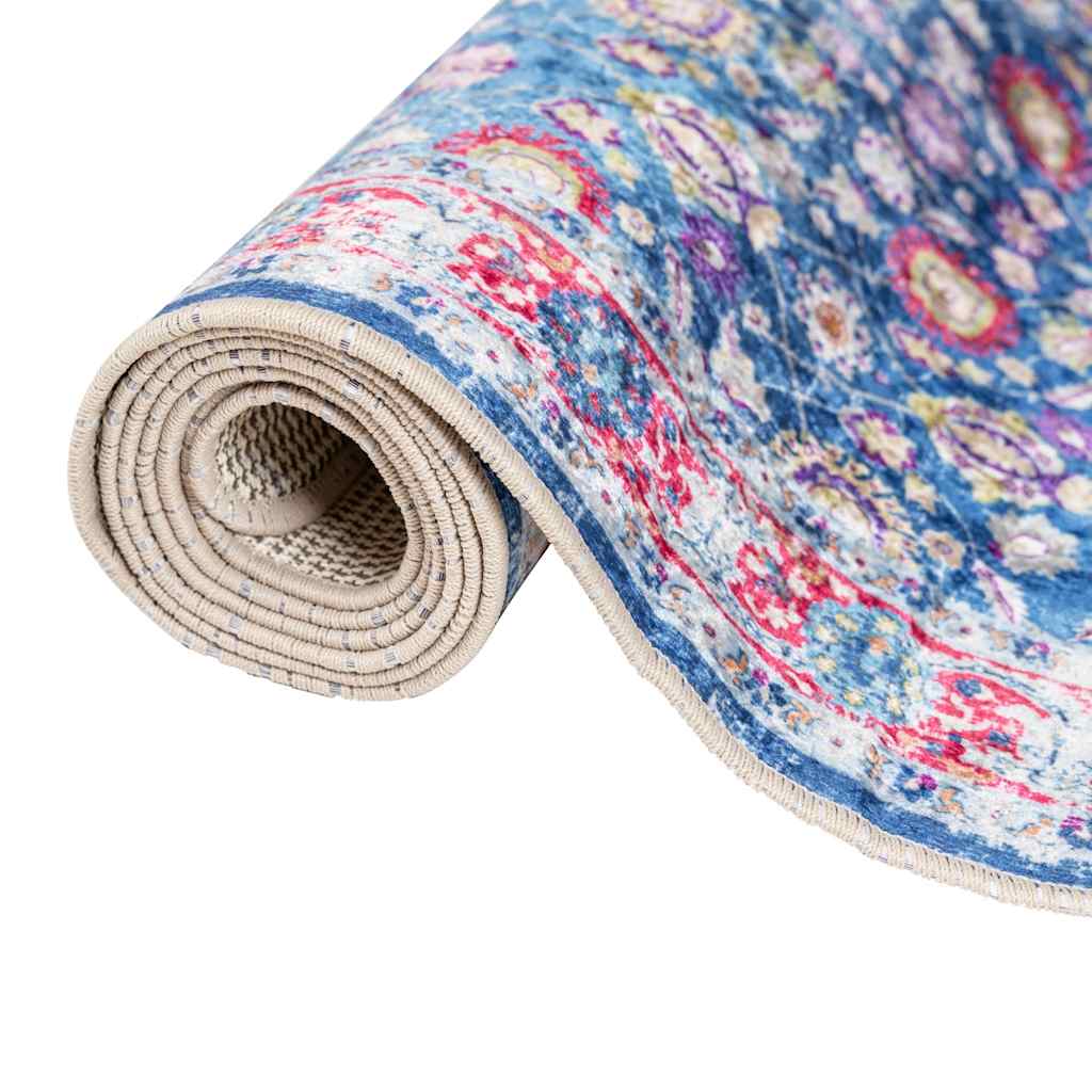 Tappeto Multicolore Lavabile in Velluto 80x150 cm con Base Antiscivolo - Image 18 of 35