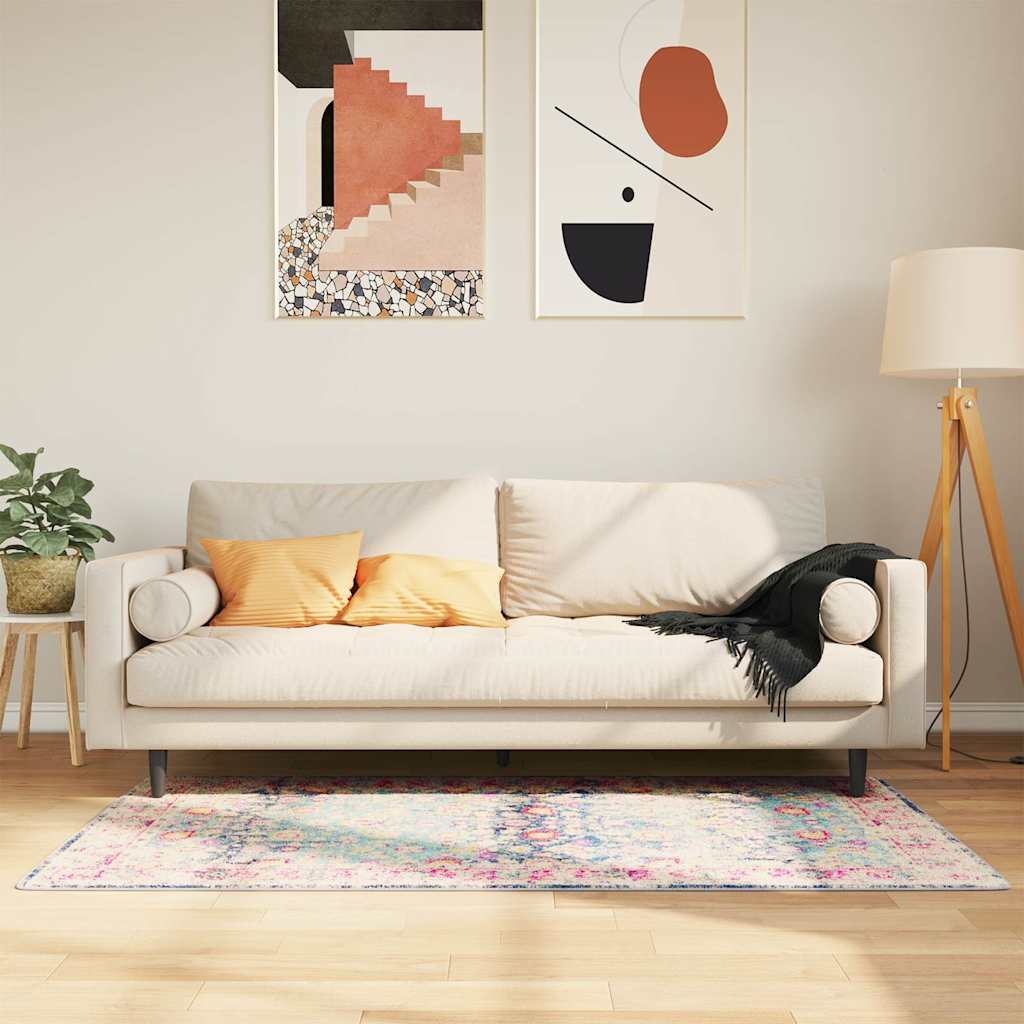 Tappeto Multicolore Lavabile in Velluto 80x150 cm con Base Antiscivolo - Image 5 of 35
