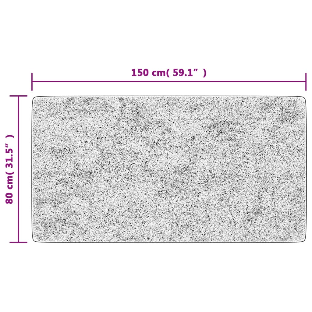 vidaXL Tappeto Lavabile Multicolore 80x150 cm - Image 13 of 14
