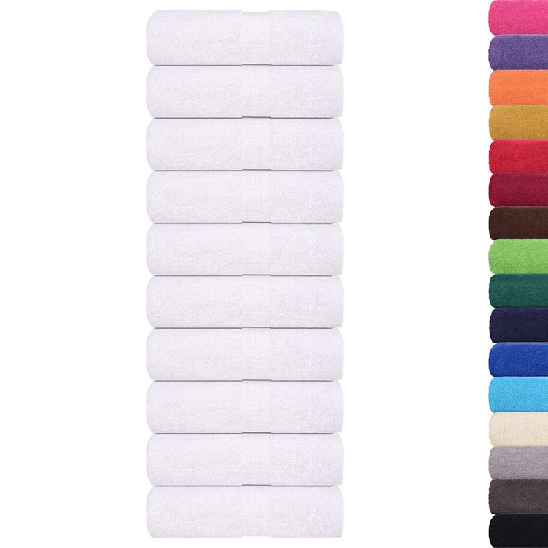 vidaXL Asciugamani FROGN 50 pz Bianco 30x30 cm 360 g/m² - Image 1 of 5