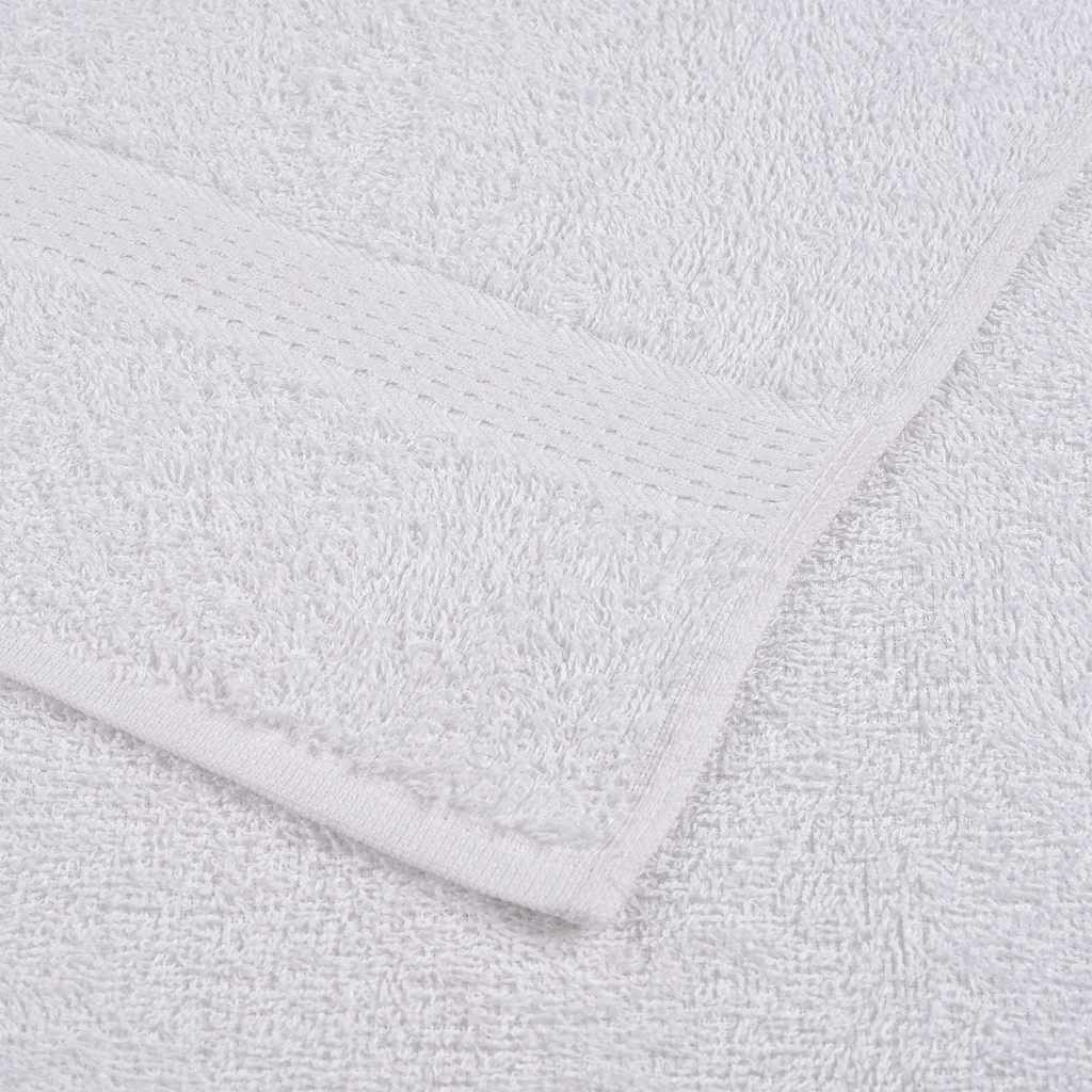 vidaXL Asciugamani FROGN 50 pz Bianco 30x30 cm 360 g/m² - Image 4 of 5