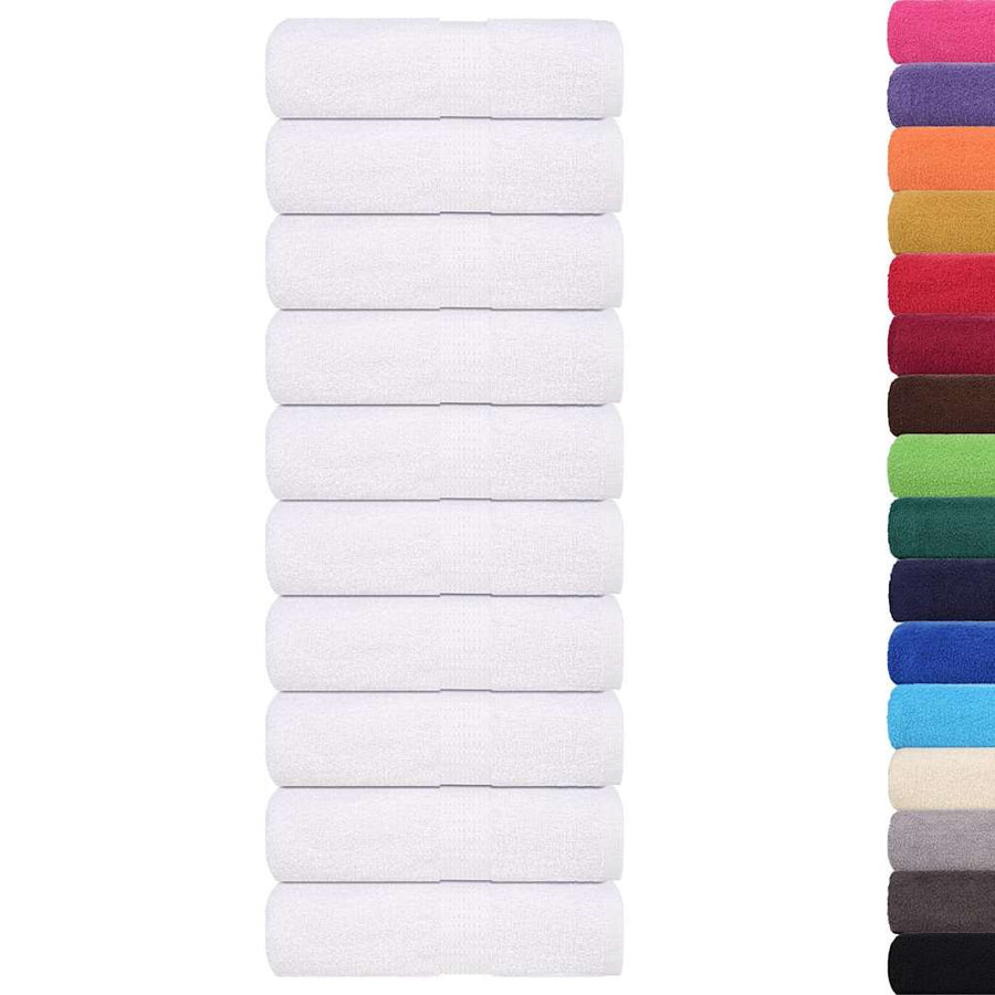 Asciugamani per ospiti FROGN 10 pz Bianco 30x50 cm 360 g/m² - immagine 1 | SolPatio
