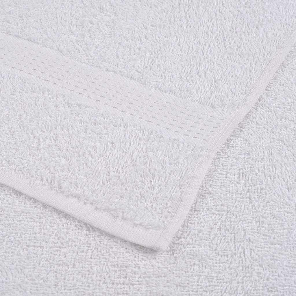 vidaXL Asciugamani per ospiti FROGN 10 pz Bianco 30x50 cm 360 g/m² - Image 4 of 5