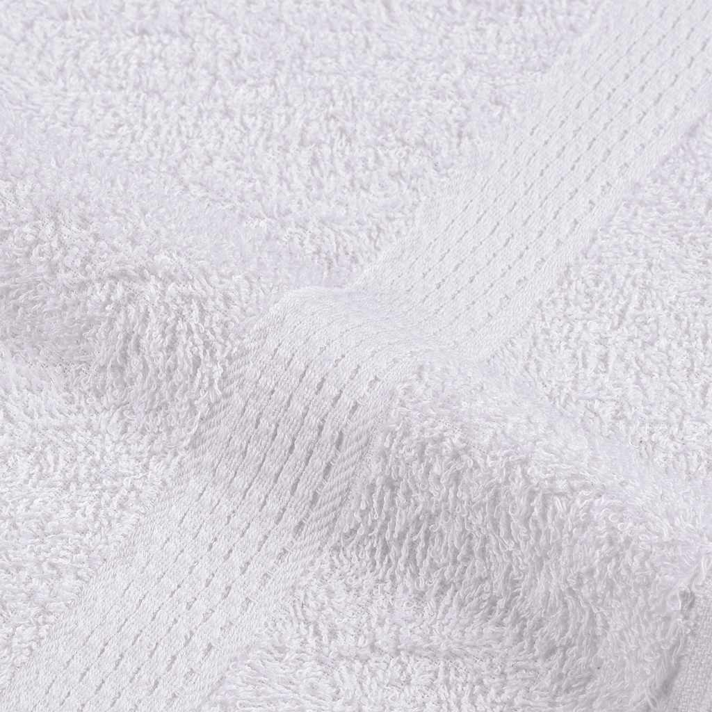 vidaXL Asciugamani FROGN 10 pz Bianco 50x100 cm 360 g/m² - Image 5 of 5