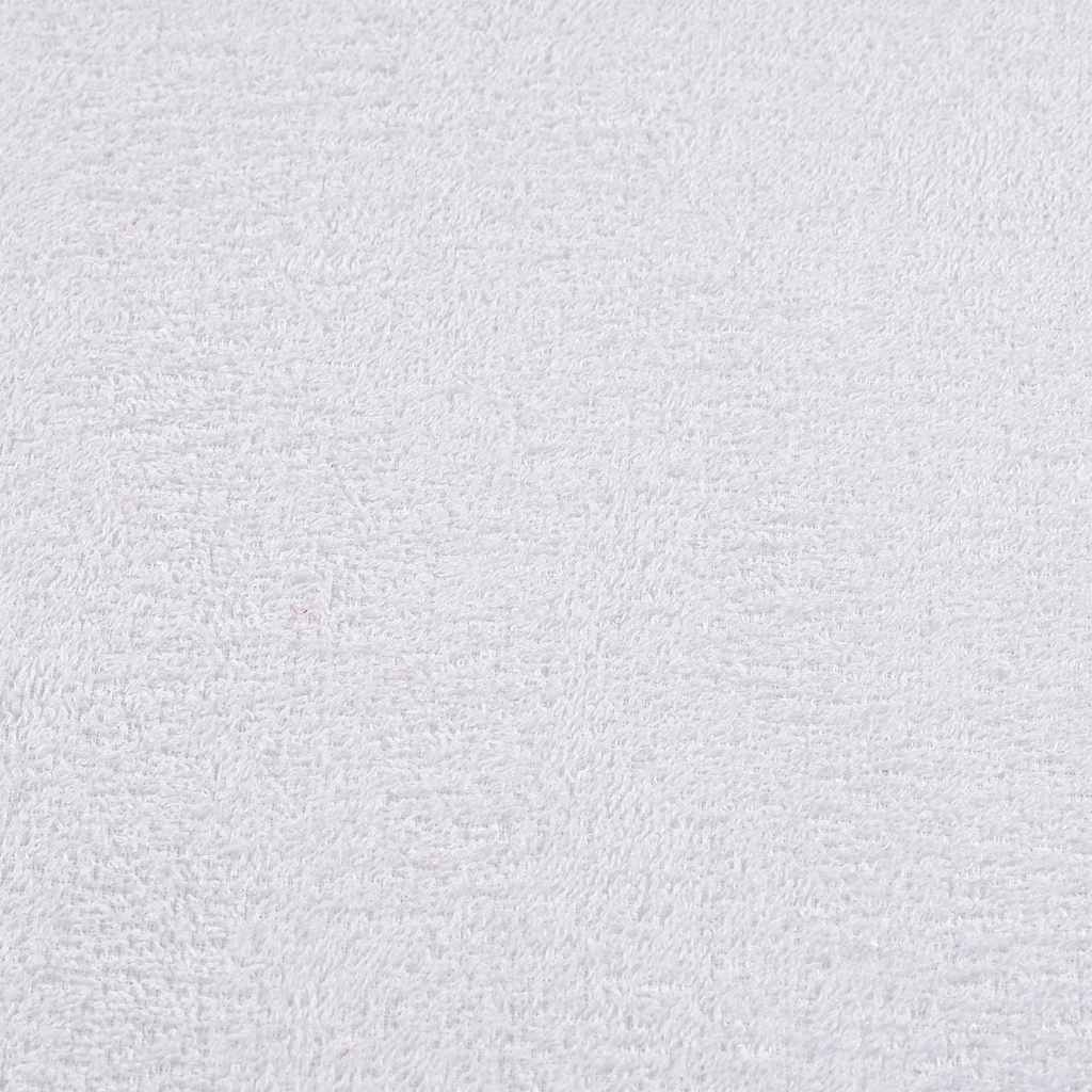 vidaXL Asciugamani da doccia FROGN 10 pz Bianco 70x140 cm 360 g/m² - Image 3 of 5
