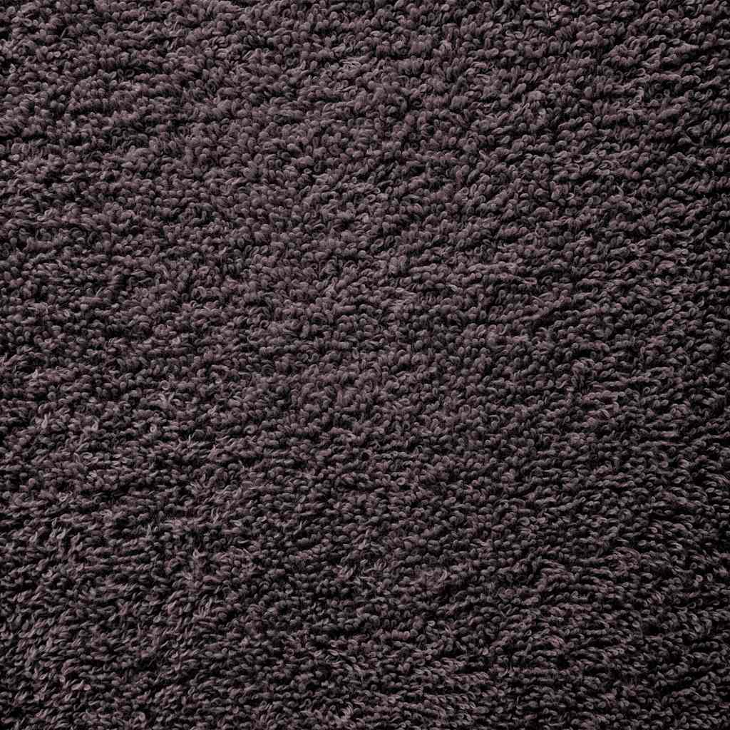 vidaXL Asciugamani per ospiti 100% Cotone 360 g/m² 30 x 50 cm Antracite - Image 7 of 15