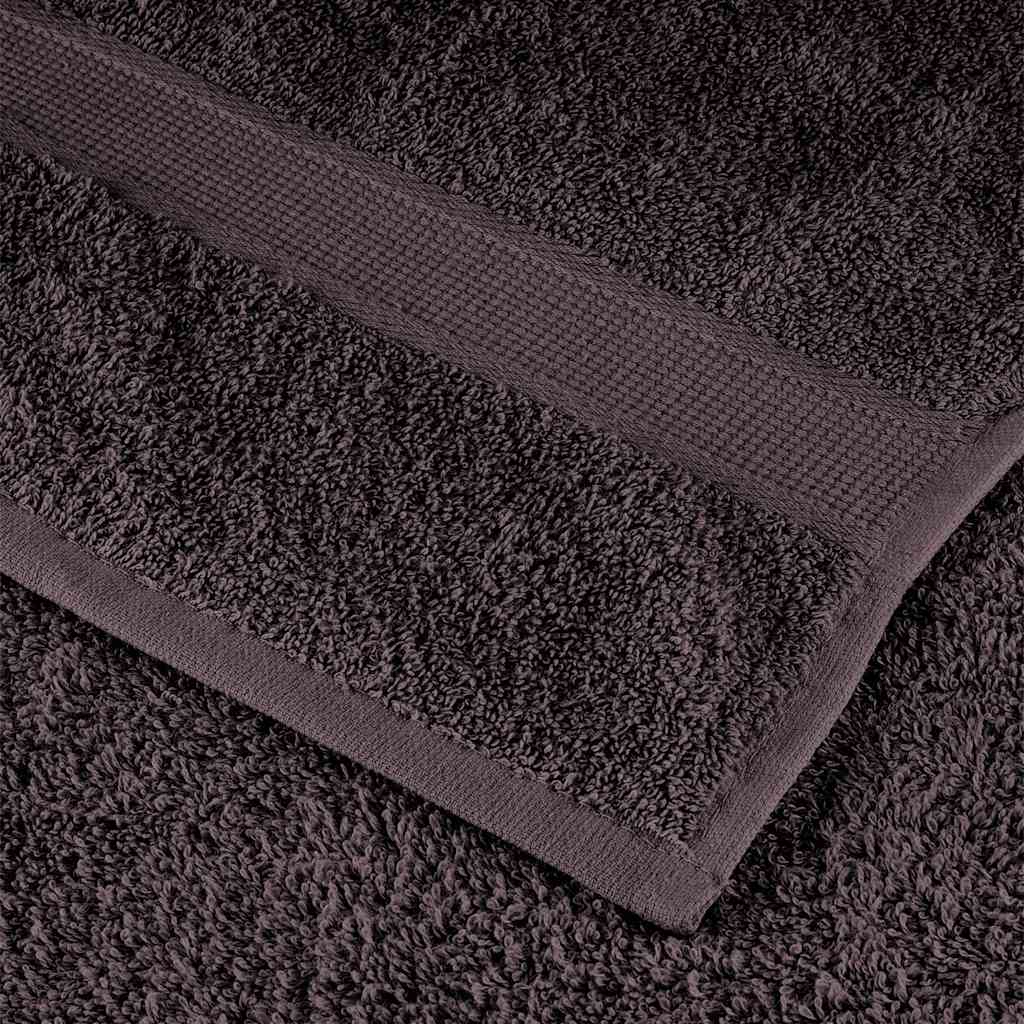 vidaXL Asciugamani per ospiti FROGN 10 pz Antracite 30x50 cm 360 g/m² - Image 4 of 5