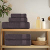 vidaXL Asciugamani per ospiti 100% Cotone 360 g/m² 30 x 50 cm Antracite - Image 6 of 15