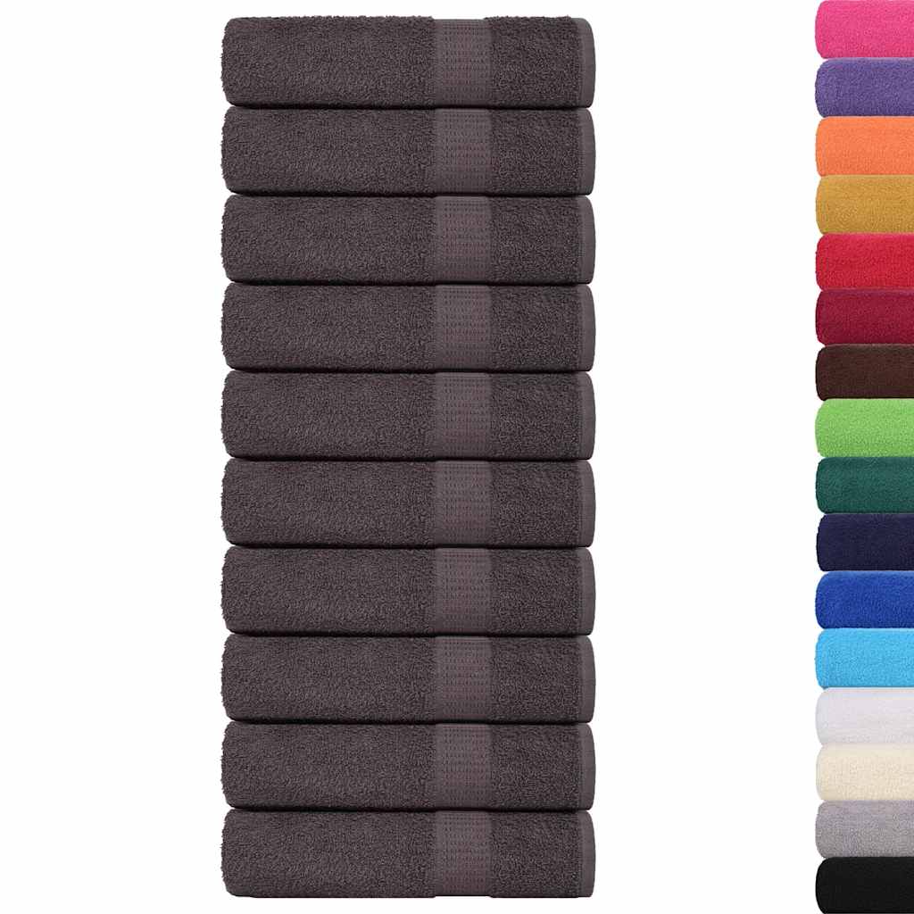 vidaXL Asciugamani FROGN 10 pz Antracite 50x100 cm 360 g/m² - Image 1 of 5