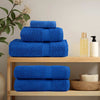 vidaXL Asciugamani FROGN 10 pz Blu 30x30 cm 360 g/m² - Image 2 of 5