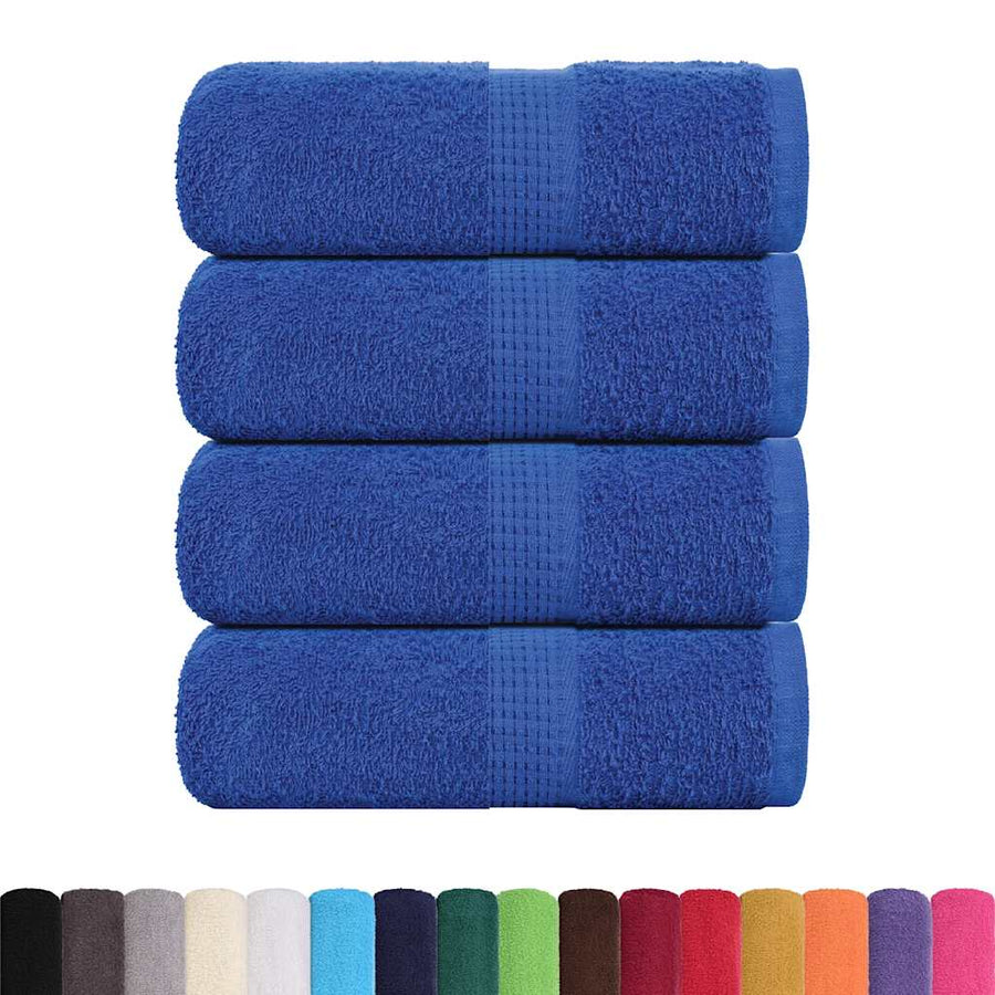 Asciugamani per ospiti FROGN 4 pz Blu 30x50 cm 360 g/m² - immagine 1 | SolPatio