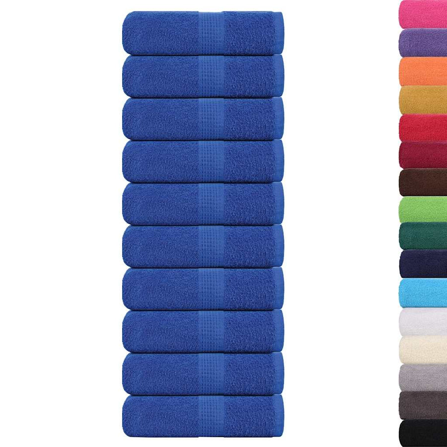 Asciugamani per ospiti FROGN 10 pz Blu 30x50 cm 360 g/m² - immagine 1 | SolPatio