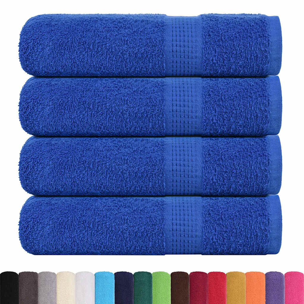 vidaXL Asciugamani FROGN 4 pz Blu 50x100 cm 360 g/m² - Image 1 of 4