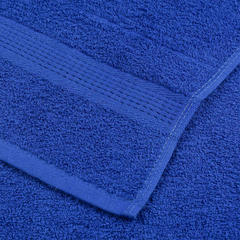 vidaXL Asciugamani FROGN 10 pz Blu 50x100 cm 360 g/m² - Image 4 of 5