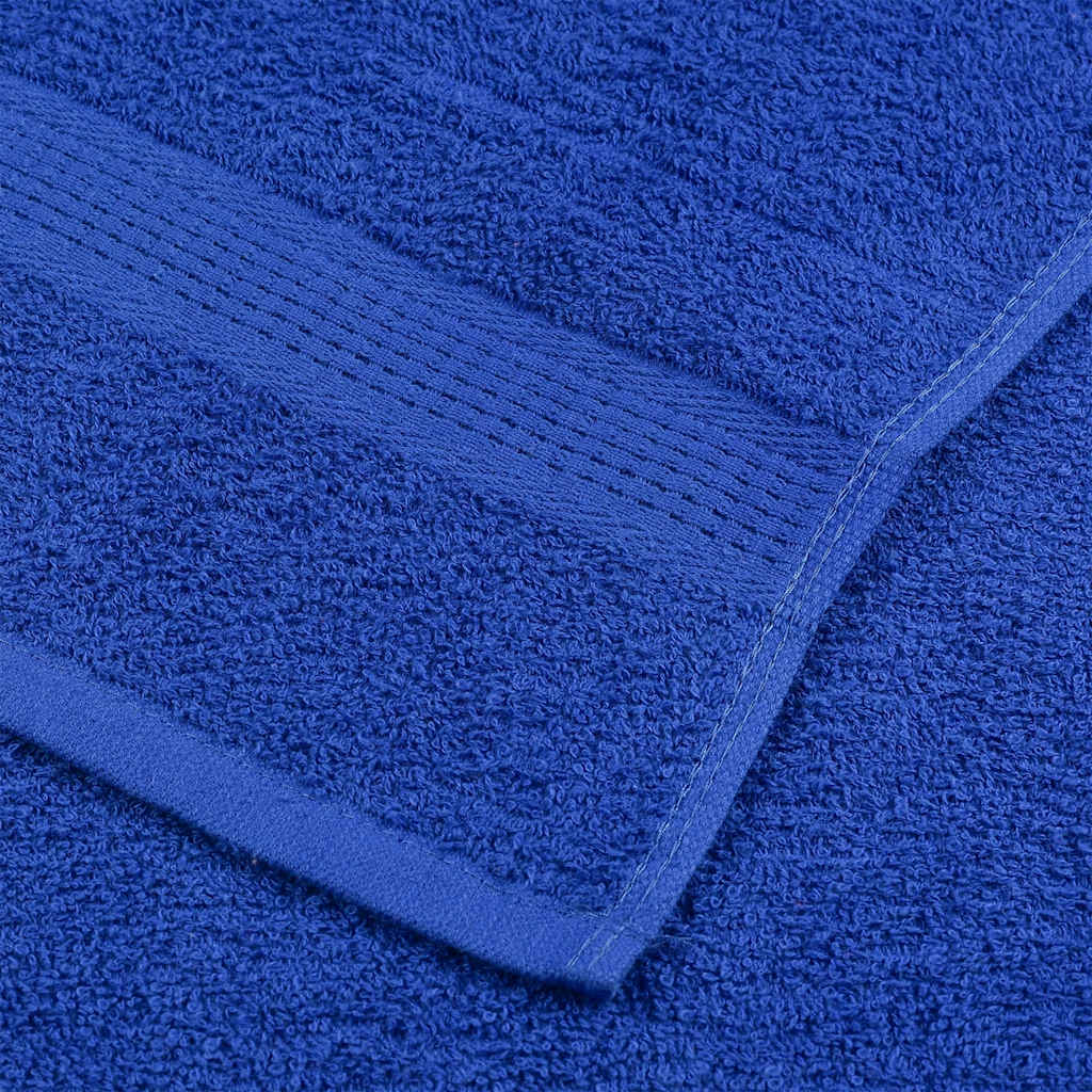 vidaXL Asciugamani per sauna FROGN 4 pezzi Blu 80x200 cm 360 g/m² - Image 4 of 5