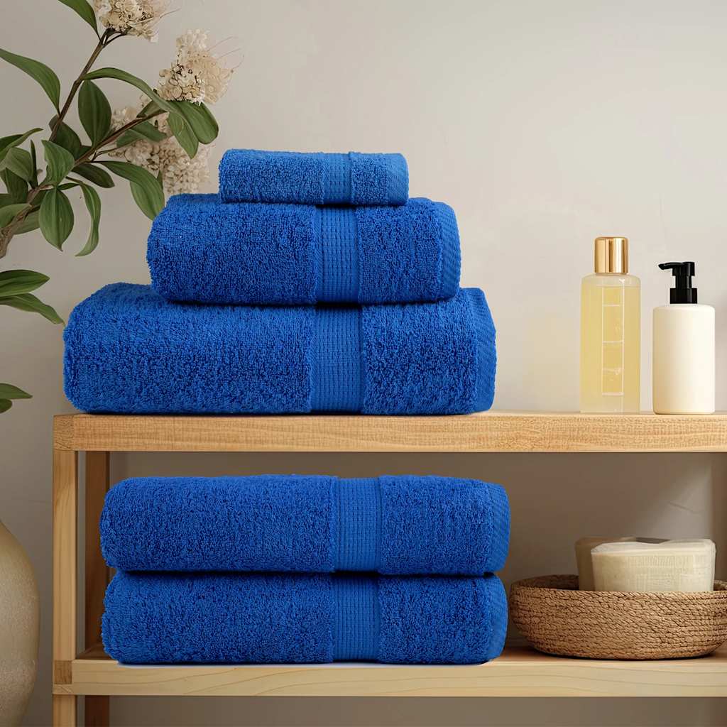Asciugamano per sauna FROGN in Cotone 360 g/m² 80×200 cm Blu (Set da 10) - Image 2 of 5