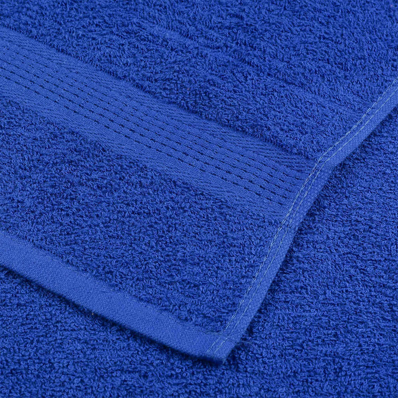 vidaXL Asciugamani per sauna FROGN 10 pezzi Blu 80x200 cm 360 g/m² - Image 4 of 5