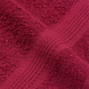 vidaXL Asciugamani FROGN 10 pz Bordeaux 50x100 cm 360 g/m² - Image 5 of 5