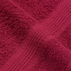vidaXL Asciugamani da bagno FROGN 4 pz Bordeaux 100x150 cm 360 g/m² - Image 5 of 5