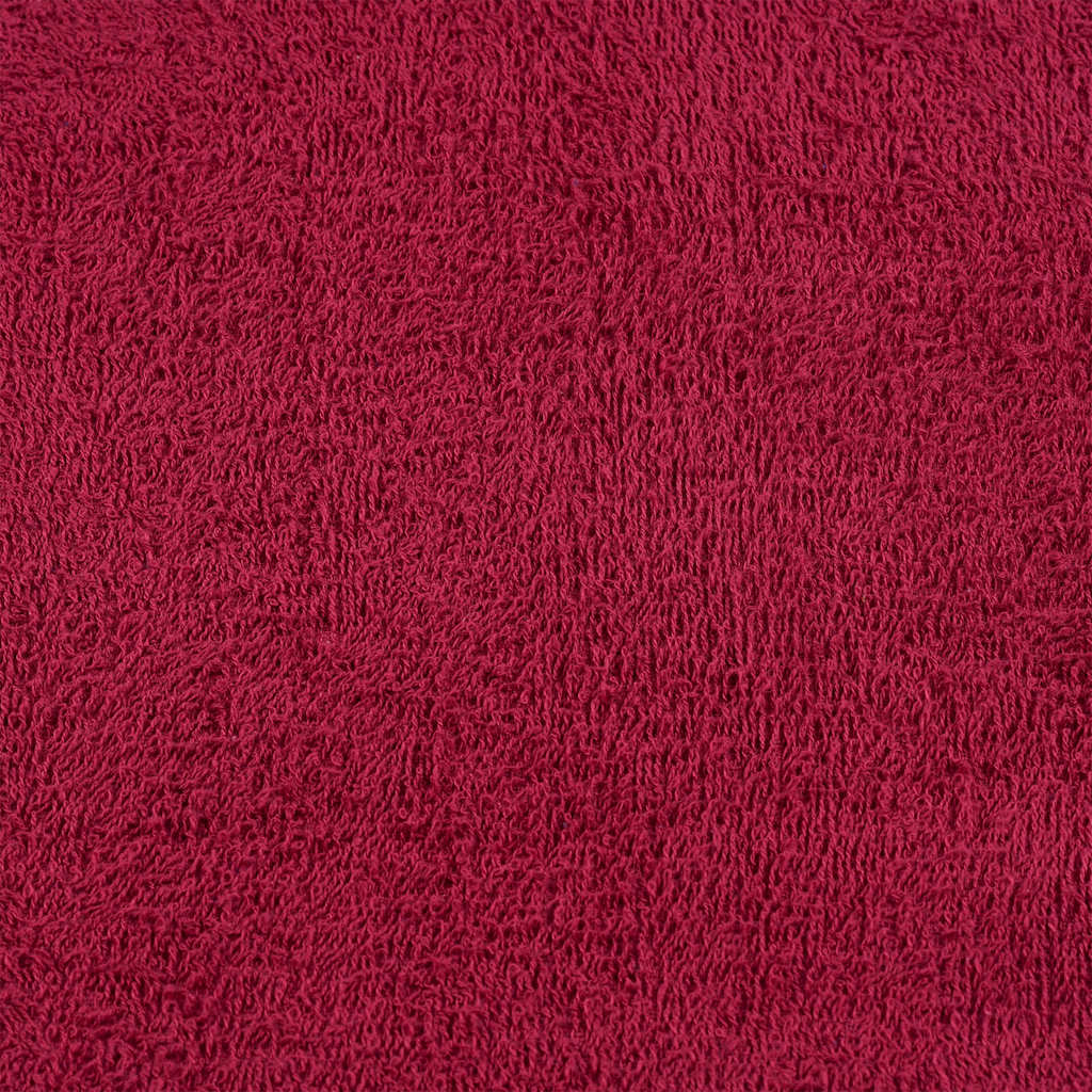 Asciugamani per sauna FROGN Set da 10 pz in cotone 360 g/m² 80×200 cm Bordeaux - Image 3 of 5