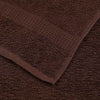vidaXL Asciugamani FROGN 4 pz Marrone 30x30 cm 360 g/m² - Image 4 of 5