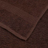 vidaXL Asciugamani FROGN 10 pz Marrone 30x30 cm 360 g/m² - Image 4 of 5