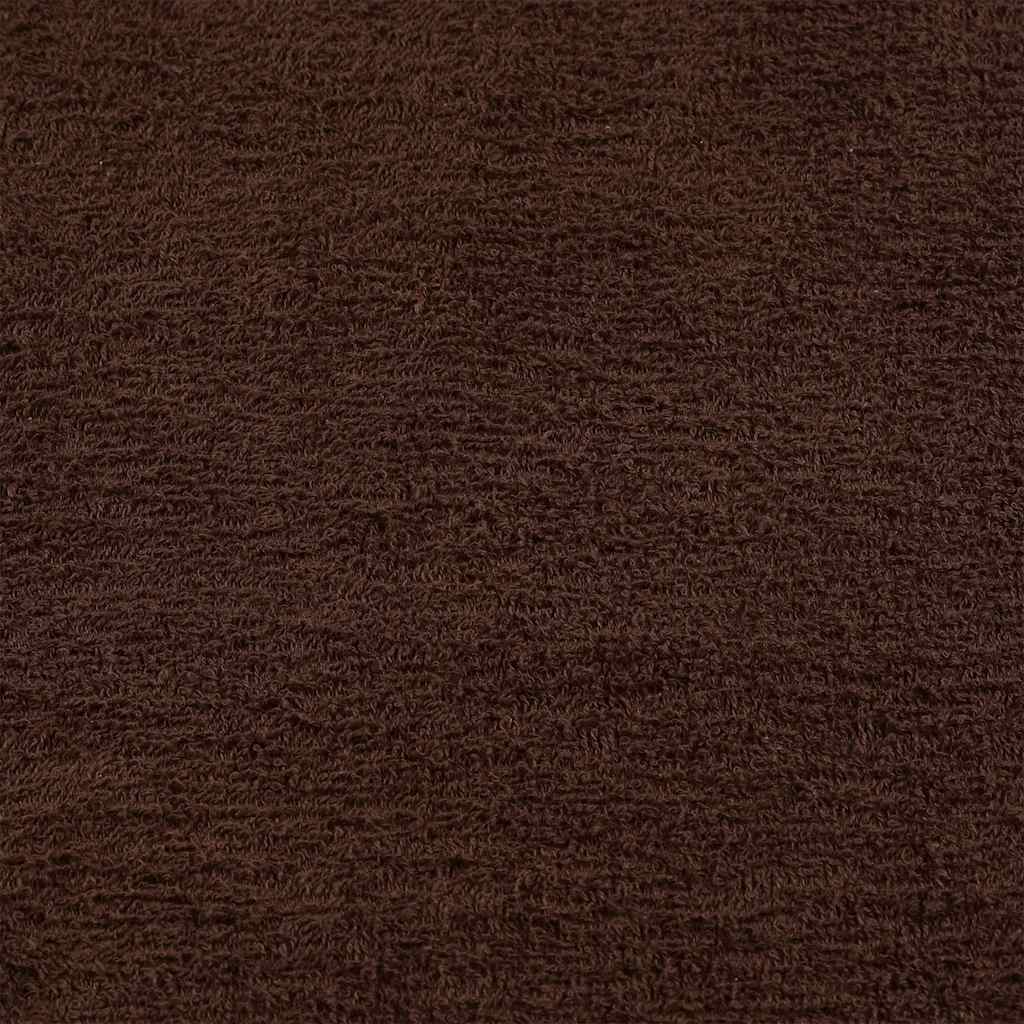 vidaXL Asciugamani FROGN in Cotone 360 g/m² 50x100 cm Marrone (Set di 4) - Image 6 of 10