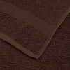 vidaXL Asciugamani FROGN 10 pz Marrone 50x100 cm 360 g/m² - Image 4 of 5