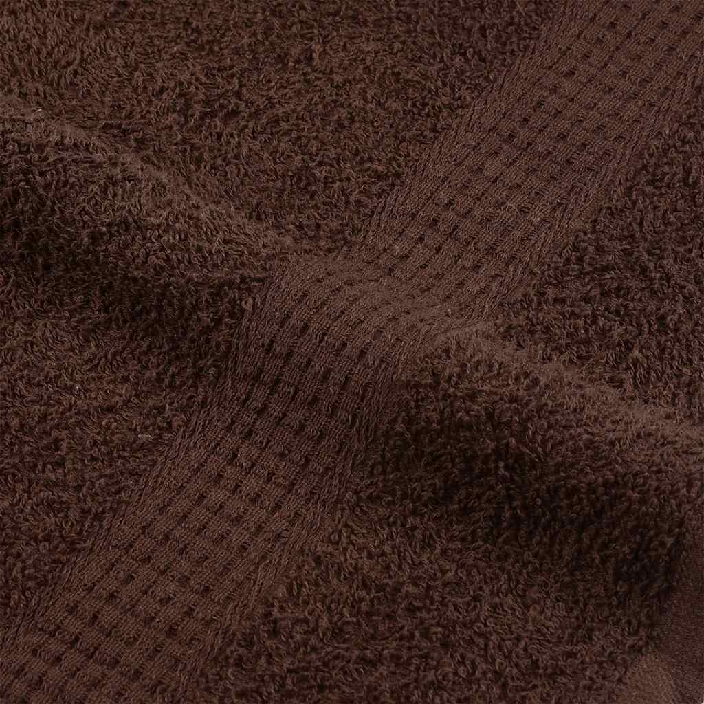 vidaXL Asciugamani FROGN 10 pz Marrone 50x100 cm 360 g/m² - Image 5 of 5