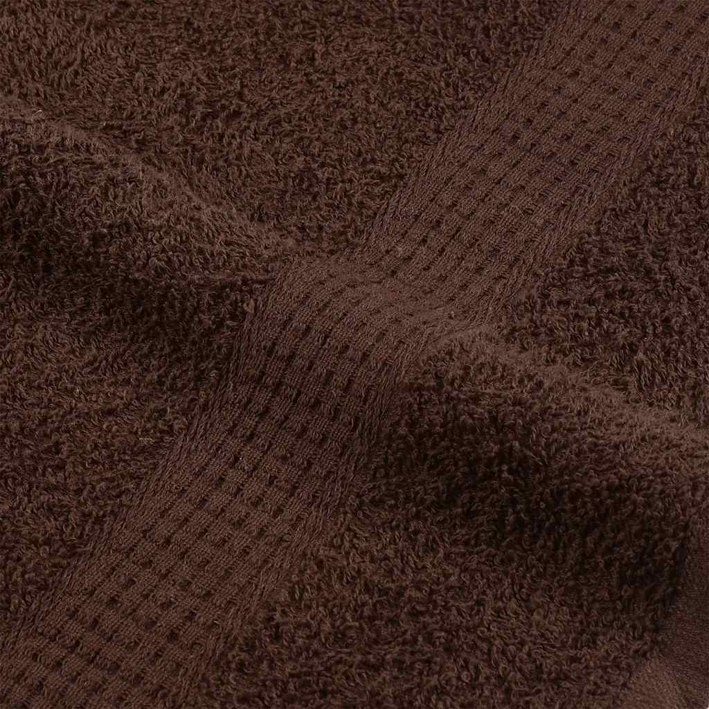vidaXL Asciugamani per sauna FROGN 4 pezzi Marrone 80x200 cm 360 g/m² - Image 5 of 5
