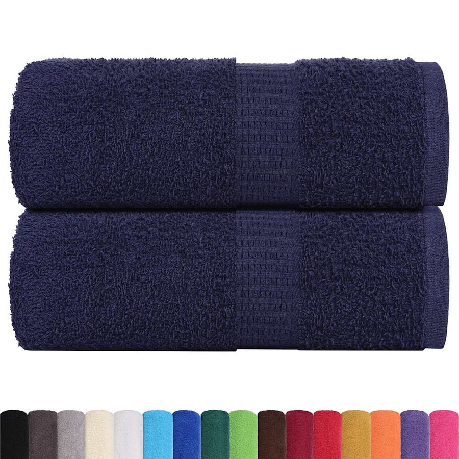 Asciugamani per ospiti FROGN 2 pz Blu navy 30x50 cm 360 g/m² - immagine 1 | SolPatio