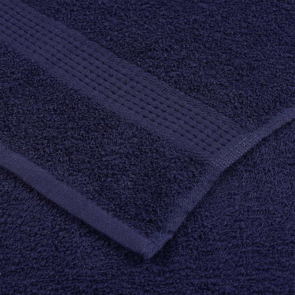 vidaXL Asciugamani per ospiti FROGN 2 pz Blu navy 30x50 cm 360 g/m² - Image 4 of 5