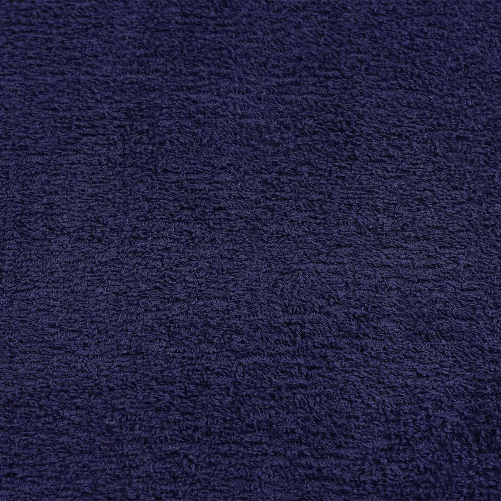 vidaXL Asciugamani da bagno FROGN 4 pz Blu navy 100x150 cm 360 g/m² - Image 3 of 5