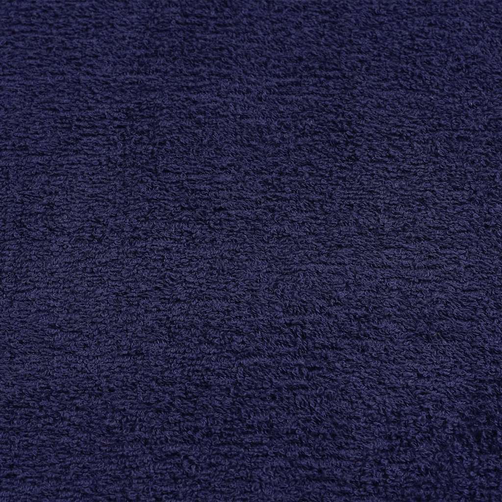 vidaXL Asciugamani per sauna FROGN 2 pezzi blu navy 80x200 cm 360 g/m² - Image 3 of 5