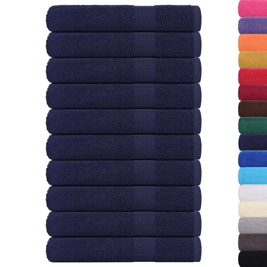 Asciugamani FROGN 10 pz Blu Navy 100x200 cm 360 g/m² - immagine 1 | SolPatio