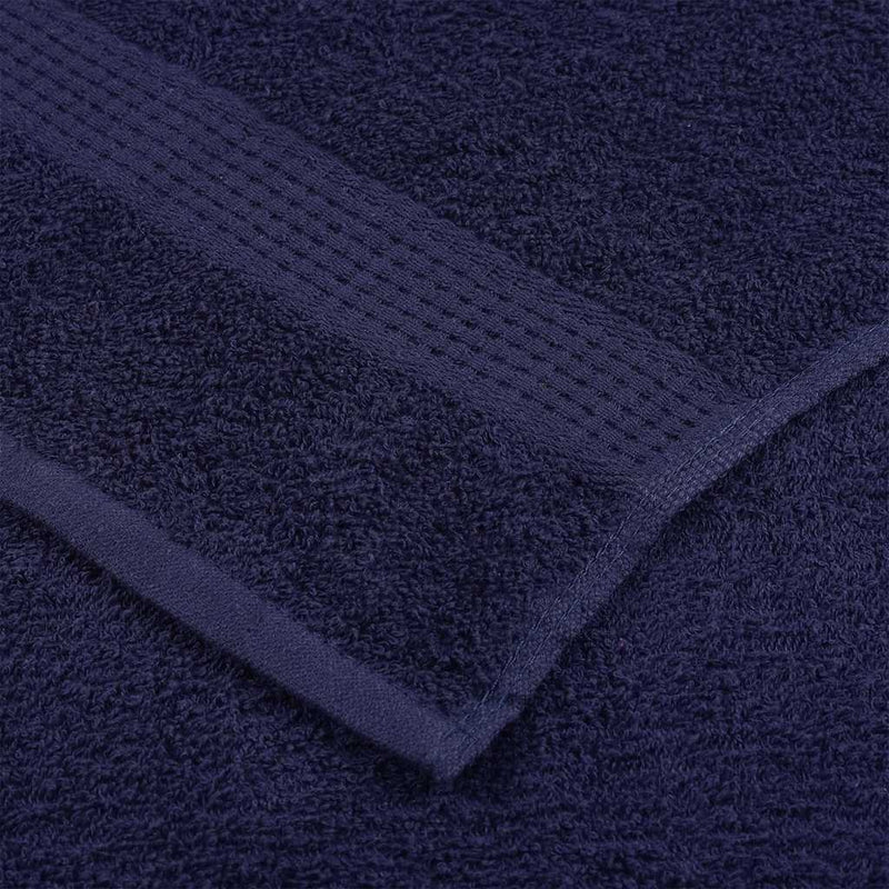 vidaXL Asciugamani FROGN 10 pz Blu Navy 100x200 cm 360 g/m² - Image 5 of 5