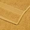 vidaXL Asciugamani FROGN 2 pz Oro 50x100 cm 360 g/m² - Image 4 of 5