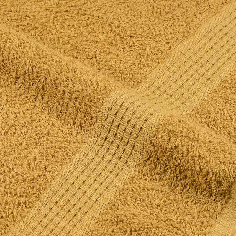 vidaXL Asciugamani FROGN 2 pz Oro 50x100 cm 360 g/m² - Image 5 of 5