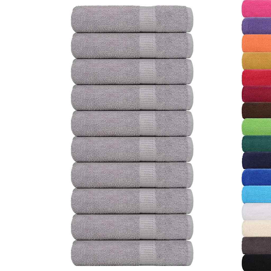Asciugamani FROGN 10 pz Grigio 50x100 cm 360 g/m² - immagine 1 | SolPatio
