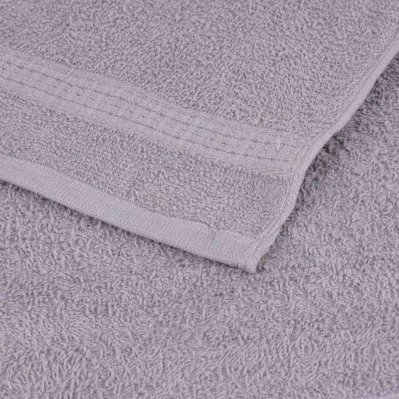 vidaXL Asciugamani per sauna FROGN 4 pz Grigio 80x200 cm 360 g/m² - Image 4 of 5