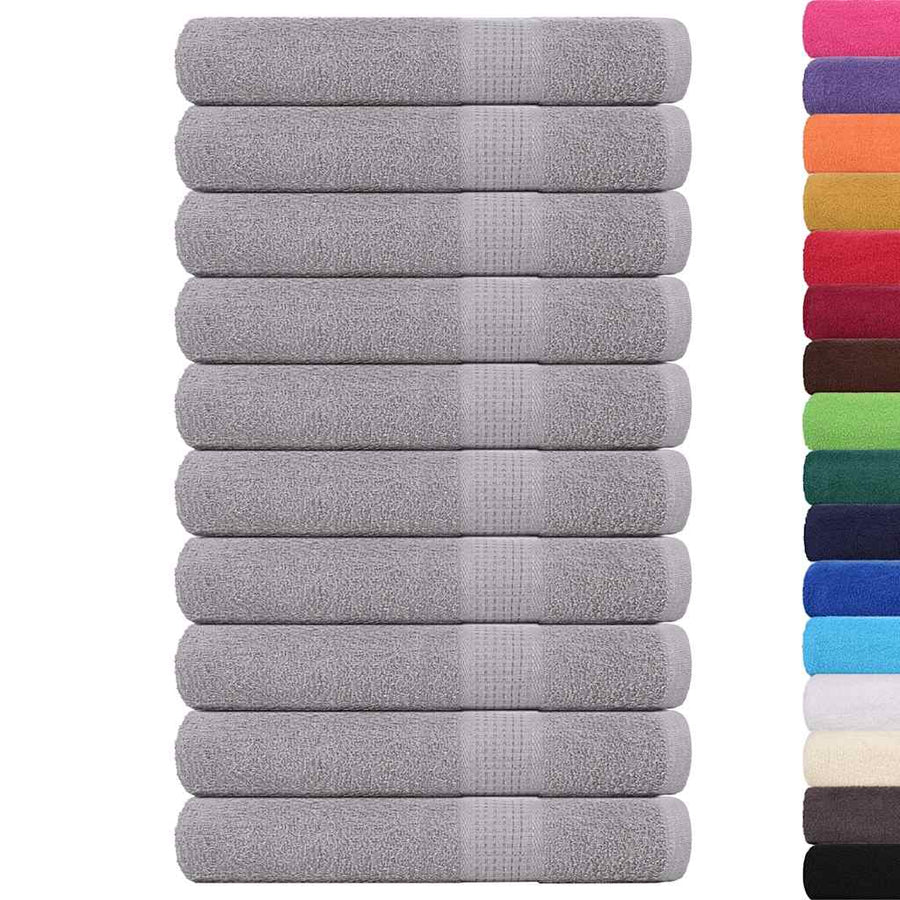 Asciugamani FROGN 10 pz Grigio 100x200 cm 360 g/m² - immagine 1 | SolPatio