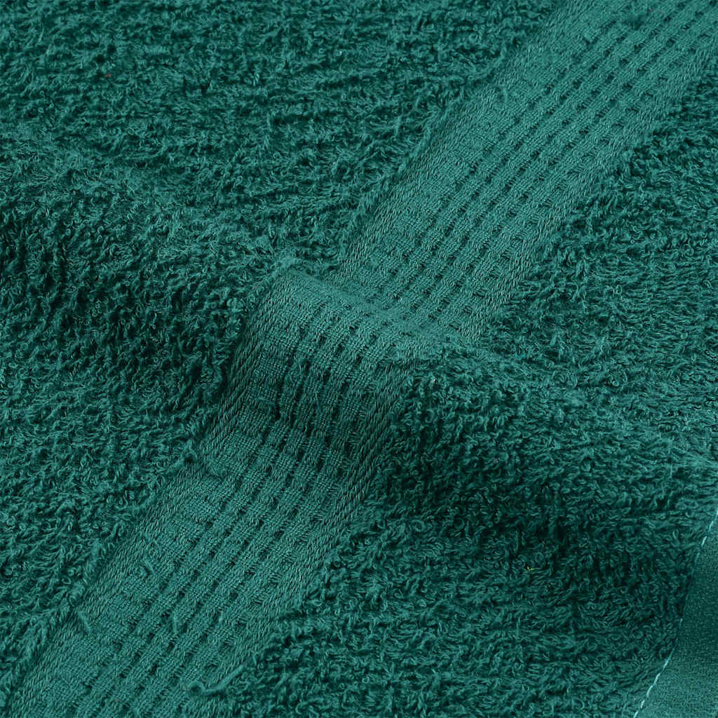 vidaXL Asciugamani da doccia FROGN 2 pz Verde 70x140 cm 360 g/m² - Image 5 of 5