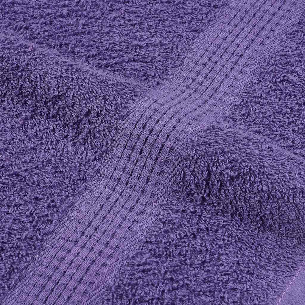 vidaXL Asciugamani per ospiti FROGN 2 pz Viola 30x50 cm 360 g/m² - Image 5 of 5