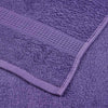 vidaXL Asciugamani per ospiti FROGN 4 pz Viola 30x50 cm 360 g/m² - Image 4 of 5
