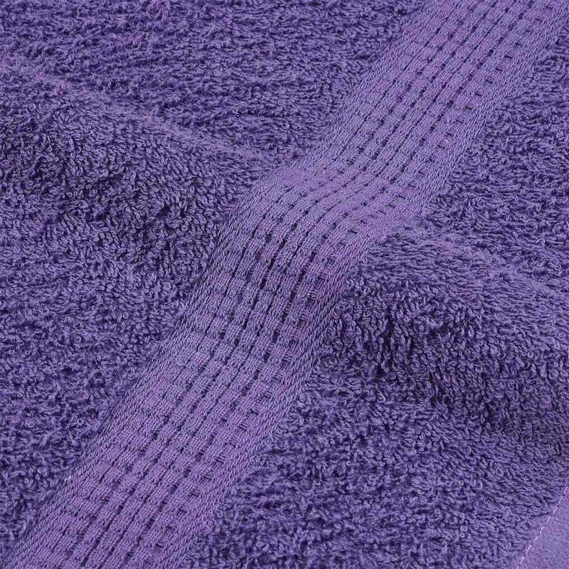 vidaXL Asciugamani per ospiti FROGN 4 pz Viola 30x50 cm 360 g/m² - Image 5 of 5